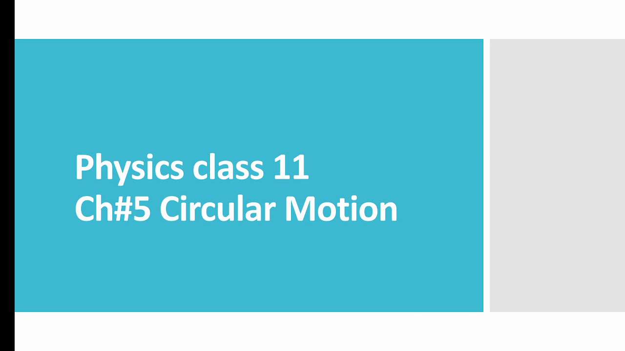 Physics class 11,Ch#5, Relationship between linear velocity and angular ...