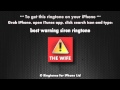 Warning It S The Wife IPhone Ringtone Warning It S The Wife IPhone Ringtone
