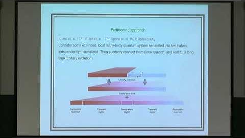 Prof. Benjamin Doyon | Conformal field theory out of equilibrium