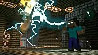 Minecraft: animation Herobrine (AMV Music Skillet Finish Line)