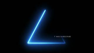 Black And Blue Neon Gradient Welcome to My Channel Youtube Intro Video