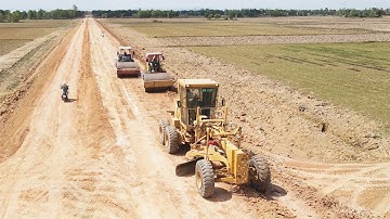 Motor Grader Operator Technique Cut Dirt Road, Best of Technique Drive Motor Grader