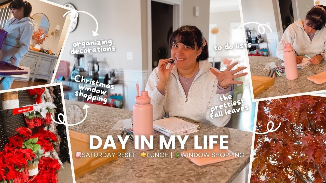 День в моей жизни | 🧼субботний сброс | 🥪обед | 🎄покупки в витринах