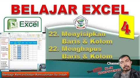 Belajar Excel Bagian 4