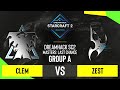 SC2 - Clem vs. Zest - DH SC2 Masters 2020: Last Chance 2021 - Group A