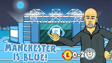🔵0-2! Manchester is BLUE!🔵 Man Utd vs Man City 2019 (Parody Song Goals Highlights)