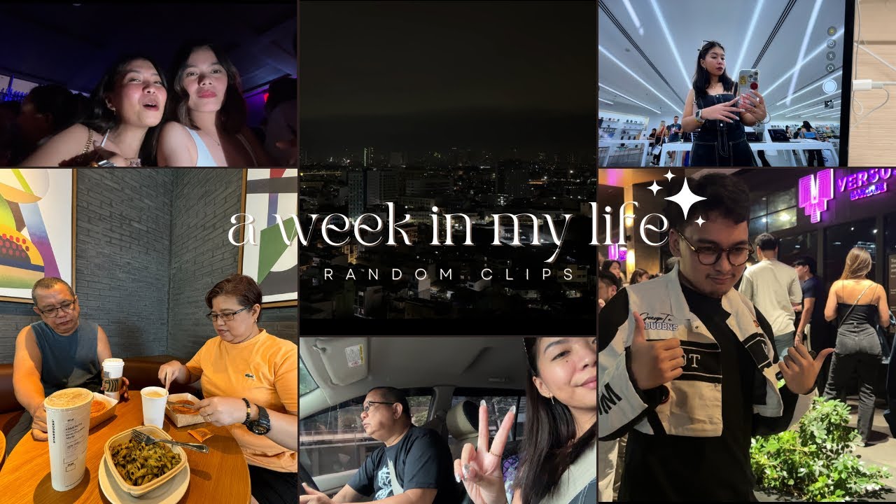 week in my life | back in mnl ! (random clips from last week)