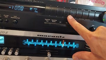 harman/kardon AVR15 Audio Video Stereo Receiver. Quick DEMO.