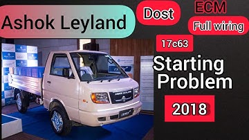 Ashok leyland DOST!full wiring burn repair! ECM repair