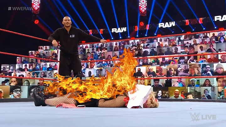 Randy Orton going Crazy lose the control and burn ...