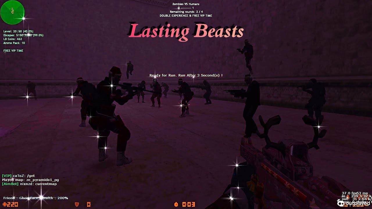 Lasting Beasts I Zombie Escape map ze_pyramids1_pg