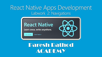 React Native Tutorial-2-Navigations between Screens using React Navigation v5