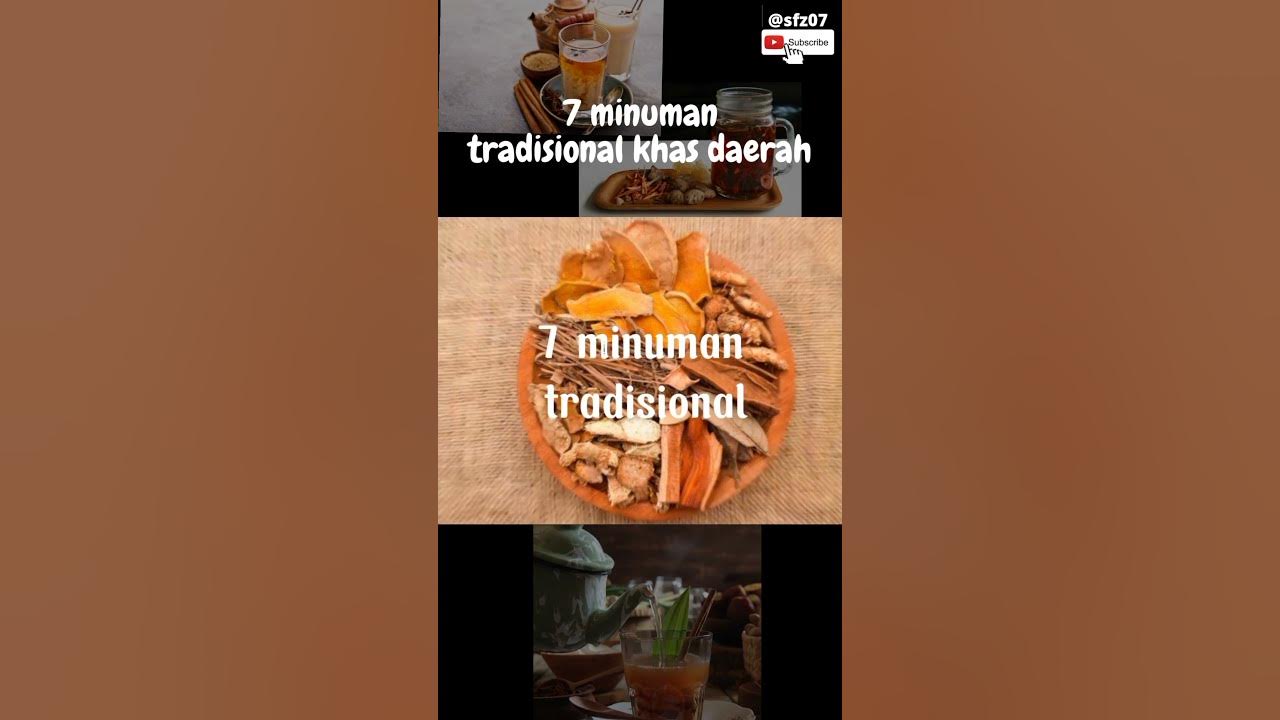 7 minuman tradisional khas daerah#shorts #indonesia