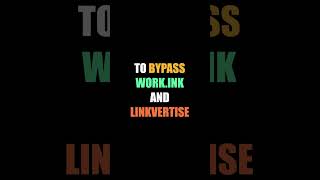 Crazy New Linkvertise Byp & Workink Byp Service