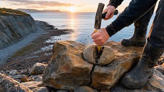 Cracking Open 185 Million Year Old Fossil Nodules!