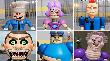What if I Become EVERYONE? All Barry Prison MORPHS Roblox MR Funny Dummy , Grumpy Gran, Siren