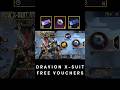 New X Suit Crate Opening Pubg Mobile Event With Dravion X Suit Free Rewards #shorts