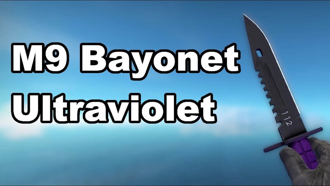 M9 Bayonet Ultraviolet | CSGO Skin Showcase - YouTube
