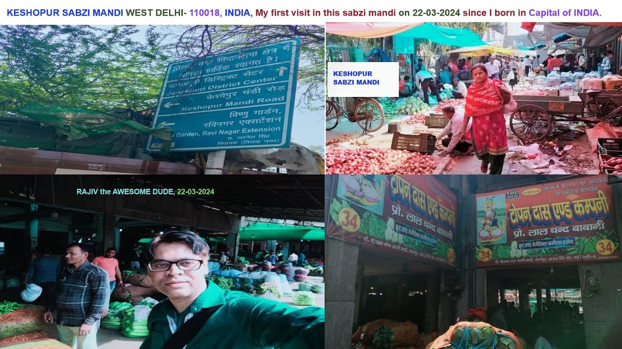 SABZI MANDI, Situated in West Delhi near to Vikaspuri New Delhi18, District center