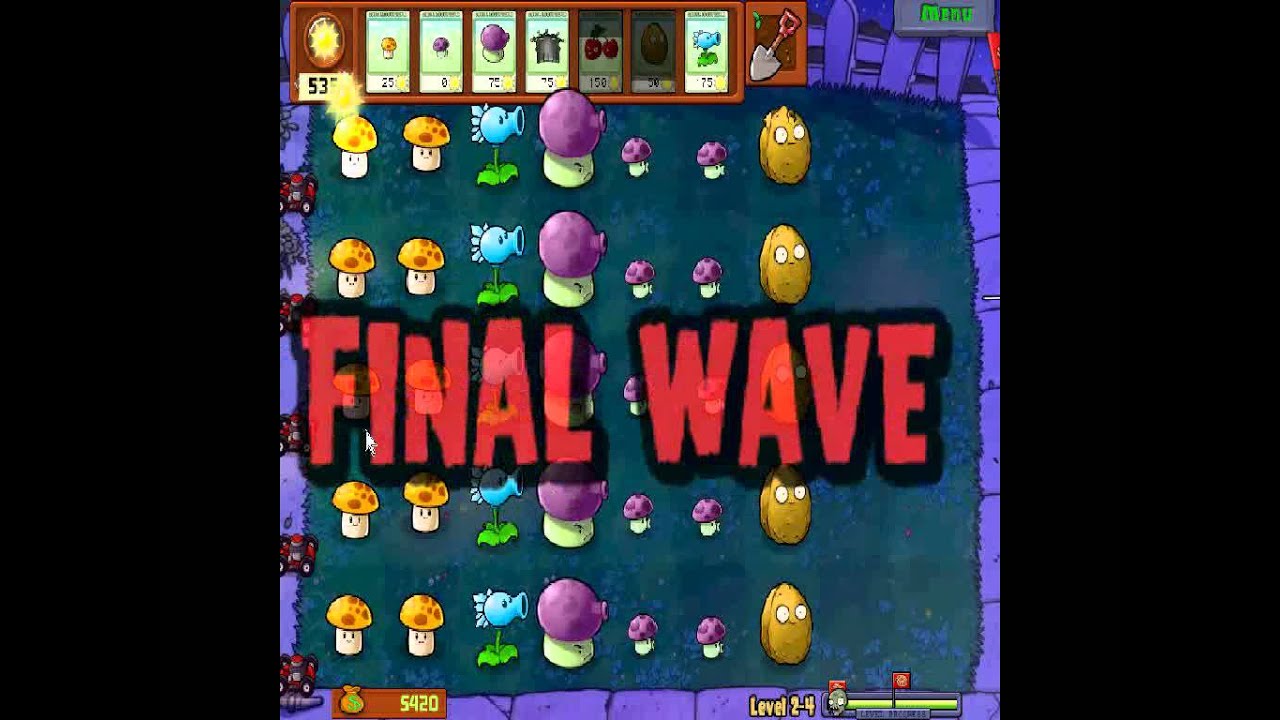 lets play plants vs zombies part 7 - YouTube