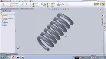 Hướng dẫn vẽ lò xo trong Solidworks - Bài 9
