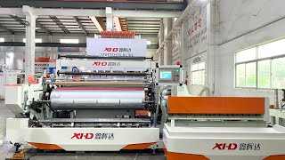 XHD stretch film making machine automatic 2000mm 3 screws 5 layer stretch cling film machine details