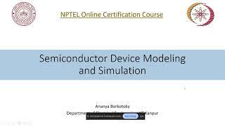 Week7 Semiconductor Device Modeling and Simulation