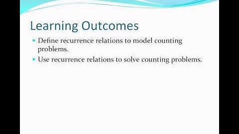 Applications of Recurrence Relations