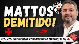 ALEXANDRE MATTOS DEMITIDO DO VASCO | LUCIO BARBOSA EXPLICA DEMISSÃO | QUEM VAI MANDAR NO FUTEBOL?