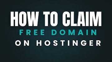 How To Claim Free Domain On Hostinger Hosting In 2025 - Easy Guide