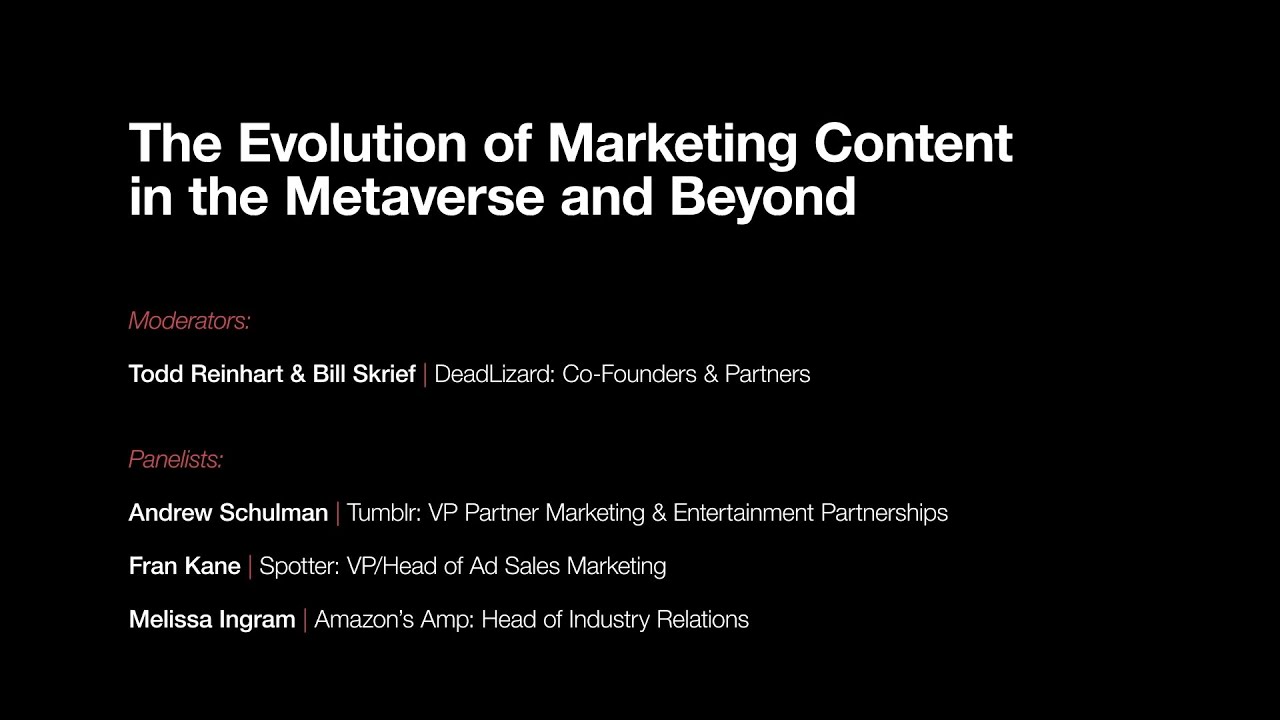 SXSW 2023 Panel Submission