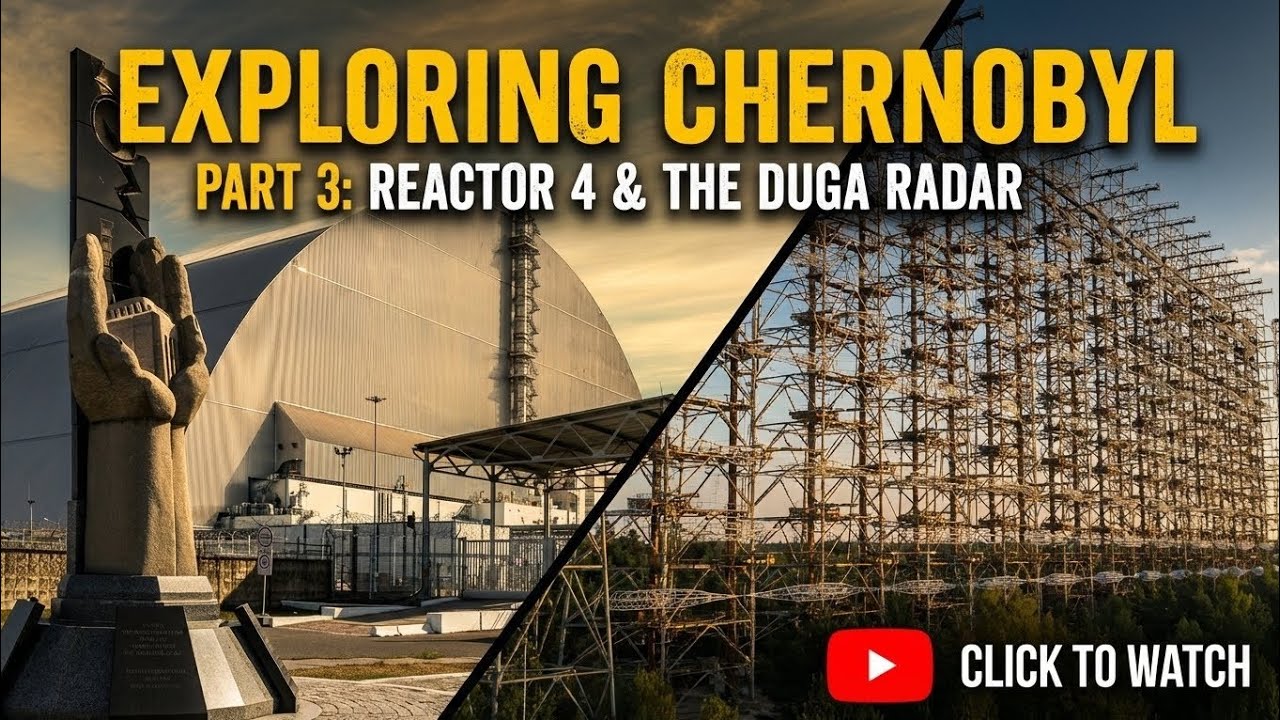 Exploring Chernobyl (Part 3): Reactor 4, Duga Radar & Secret Military ...