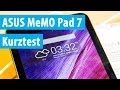 ASUS MeMO Pad 7 (ME176C) Kurztest | Deutsch
