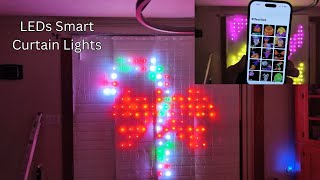These SmartDawn LED Curtain Lights Just Leveled Up My Room! (GIF Mode Test)