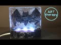 Batman epoxy resin lamp. Night lamp. Stone. RESIN ART. DIY