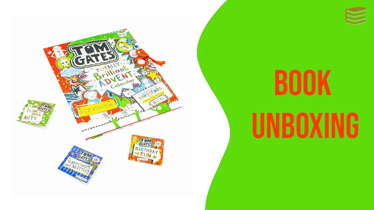 Tom Gates Advent Calendar by Liz Pichon Book Unboxing YouTube