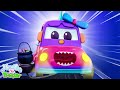 Монстр в темноте смешное видео на Хэллоуин с машинами и детские песни