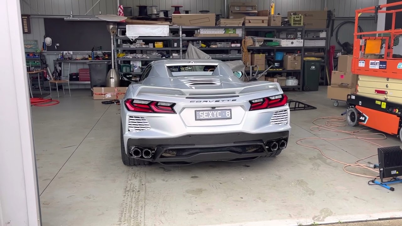 C8 Corvette with Borla S Type cat back