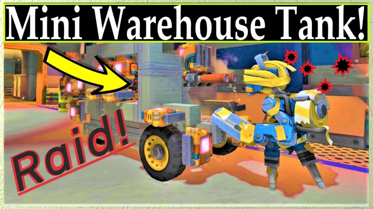 Scrap Mechanic Survival E21 Building a Mini Warehouse Tank For Blowing off Heads!