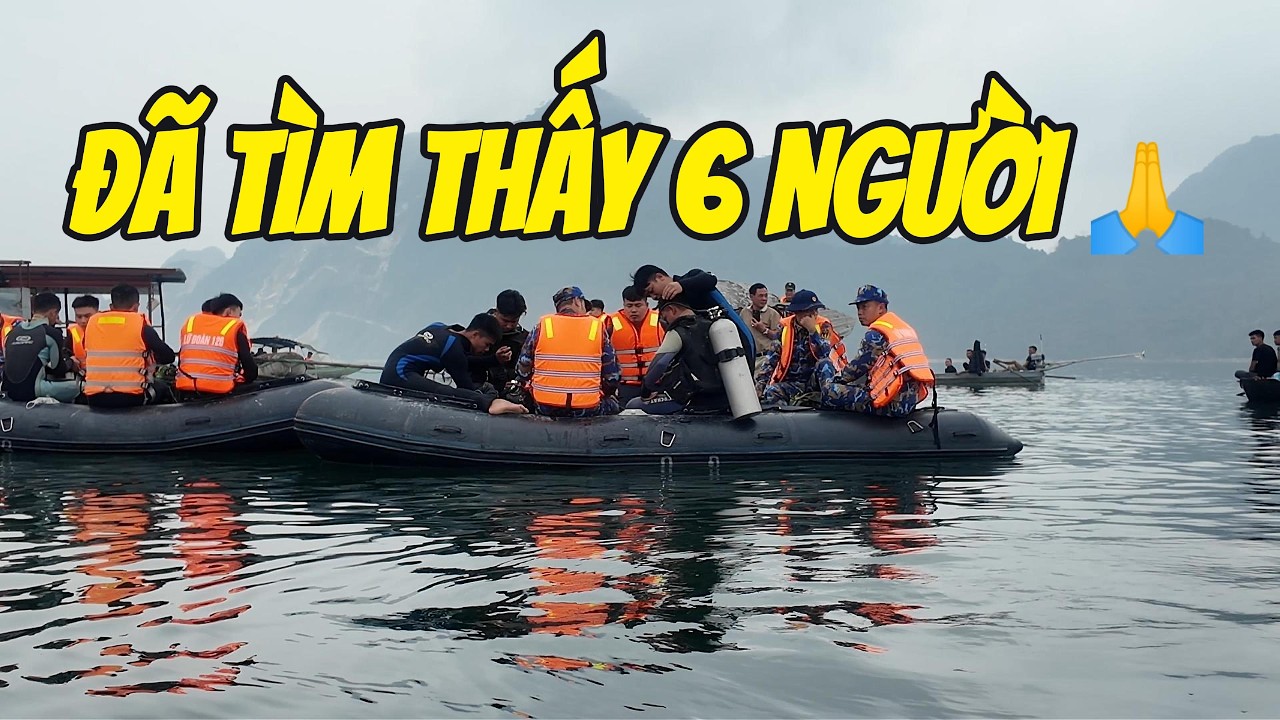Toàn Cảnh 24 Giờ Tìm Kiếm 6 Nạn Nhân Vụ Chìm Tàu Hồ Thác Bà: Phép Màu Đã Không Đến...