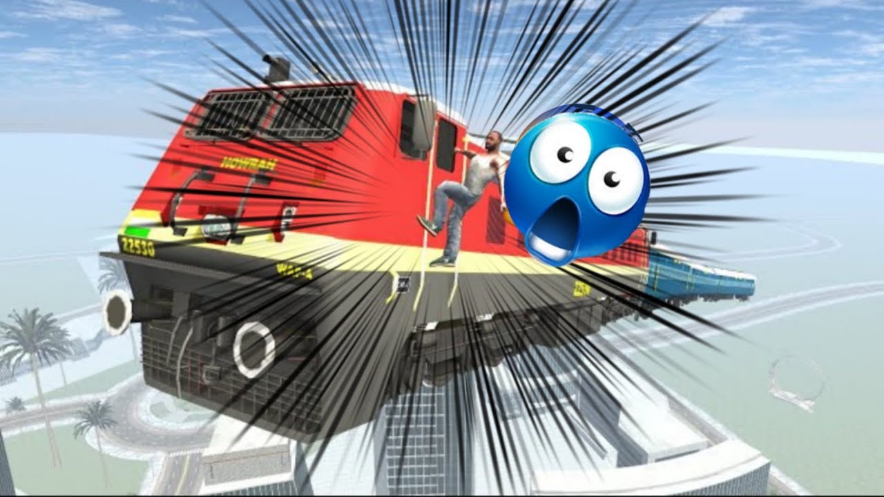 New gta train in air😱🤩⚠️