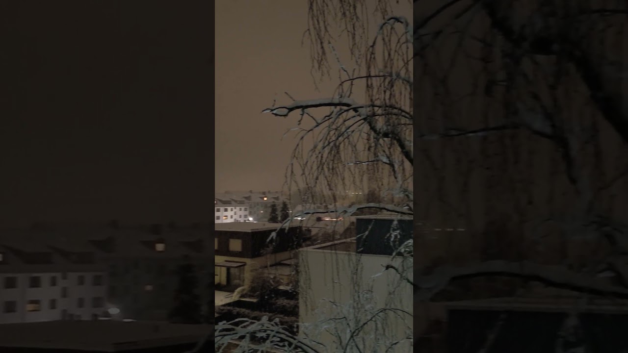 Snow in Frankfurt - Schnee in Frankfurt - Снег во Франкфурте -Frankfurt'ta kar - الثلوج في فرانكفورت