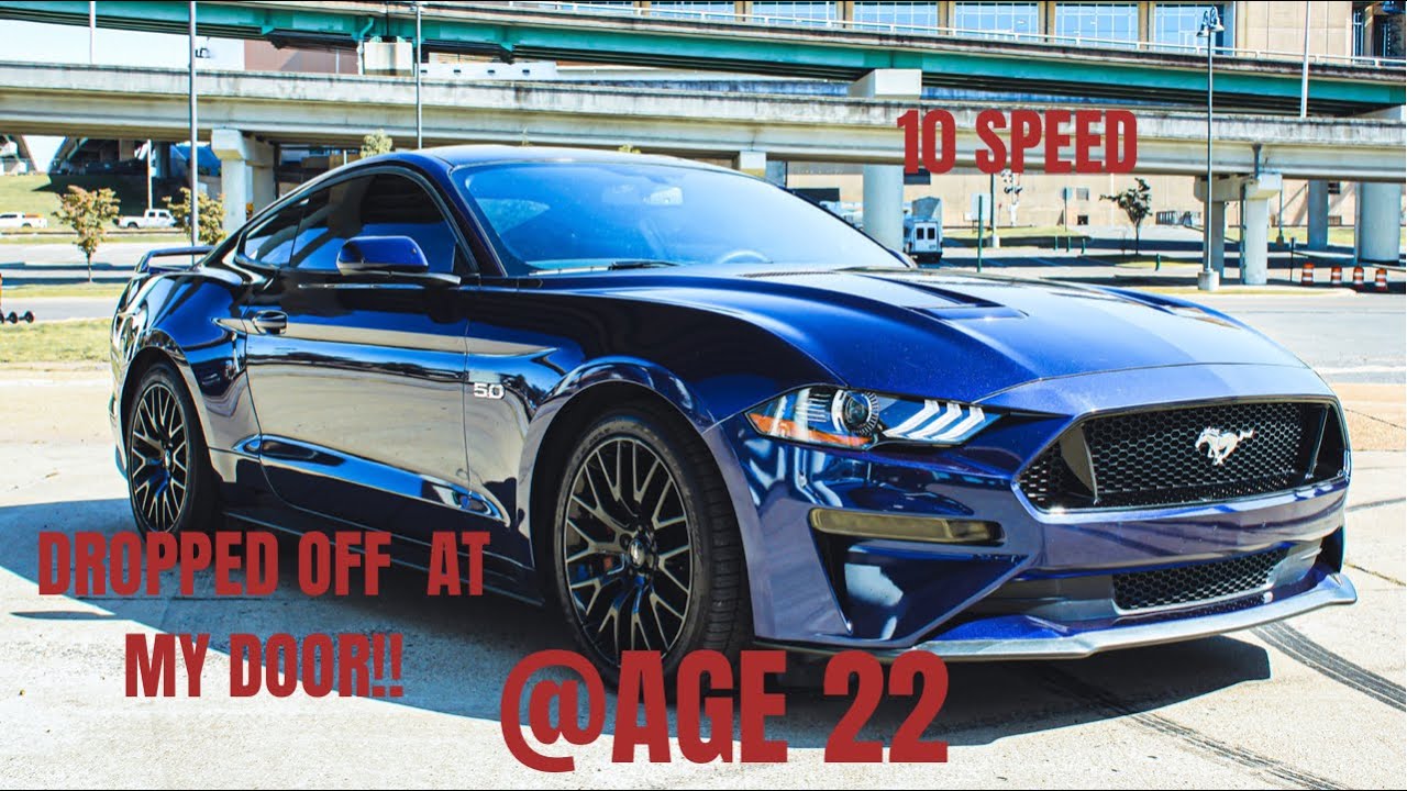 TAKING DELIVERY OF A 2018 MUSTANG GT ONE OF MY DREAM CARS @ AGE 22 !!