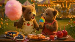 Country Jazz & County Fair Bears – Soft Instrumental Background Music for Study, Work or Relaxation