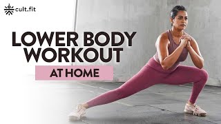 Lower Body Workout at Home | Leg Workout for Beginners | Workout Routine for Beginners | Cult Fit screenshot 4