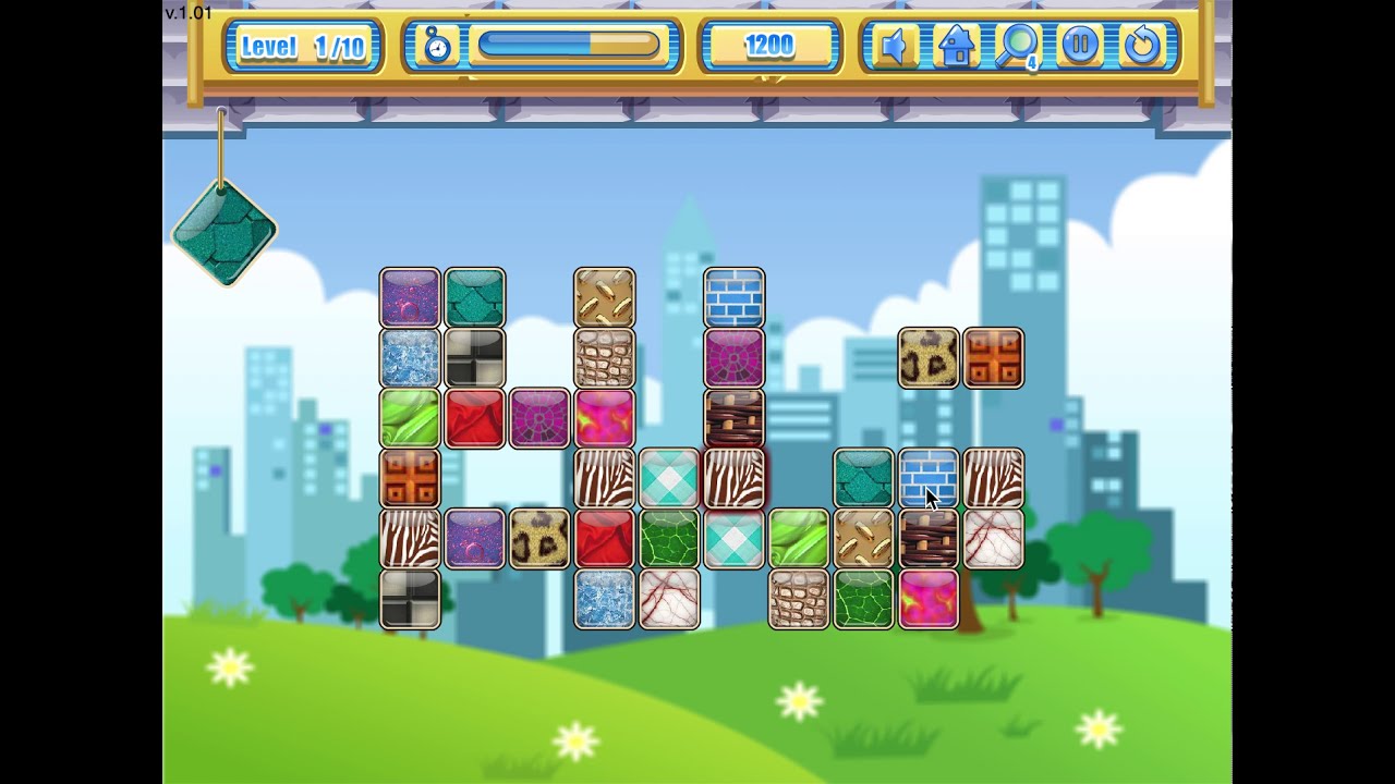 Pattern Link Game Patterns Link gameplay - YouTube
