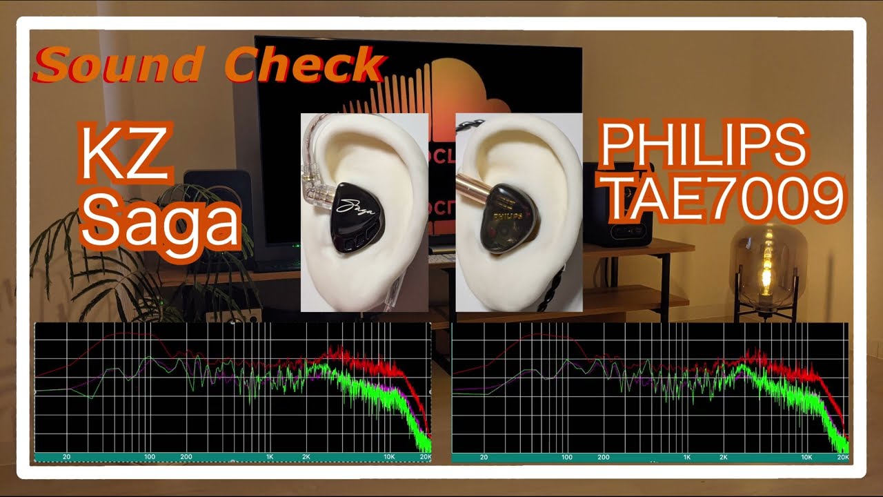 KZ Saga vs PHILIPS TAE7009 [IEMs Chinese Sound Comparison 中華イヤホン音比較]