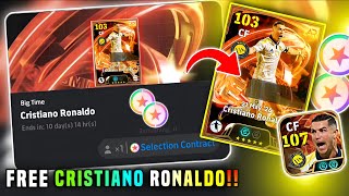Free Big Time Cristiano Ronaldo On Thursday 🔥 eFootball 2026 Mobile 