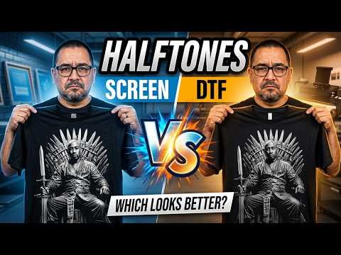 Screen Printing Halftones vs DTF | Which Looks Better?