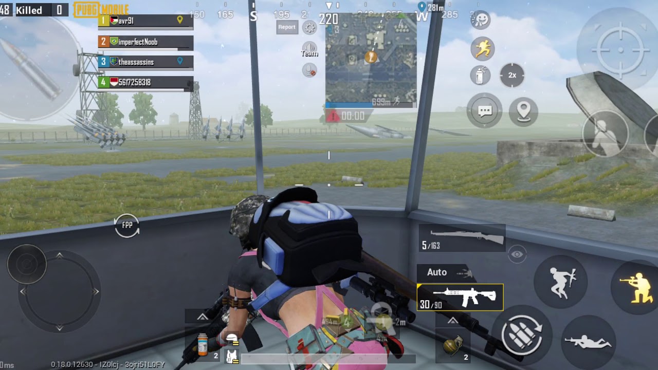 Gameplay with Random Squad at Erangle. - YouTube